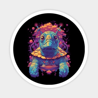 Funky DMT Turtle Magnet